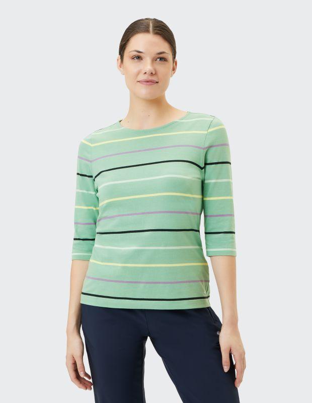 Joy Sportswear 3/4-Arm-Shirt VIOLETTA Buntes Ringelshirt