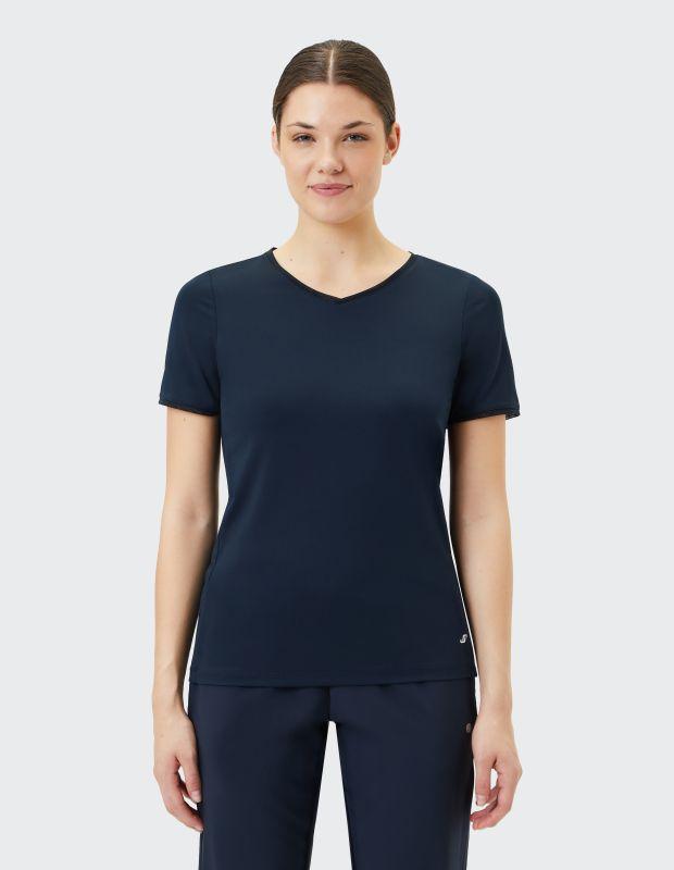 Joy Sportswear T-Shirt FELIA Sportives T-Shirt mit V-Ausschnitt