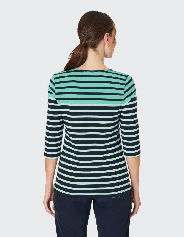 Joy Sportswear 3/4-Arm-Shirt CELIA T-Shirt mit feinem Ringeldessign Weihnachtsangebot
