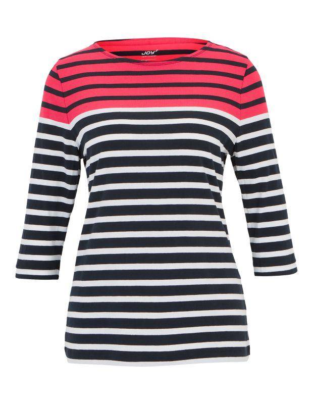 Joy Sportswear 3/4-Arm-Shirt CELIA T-Shirt mit feinem Ringeldessign Osterangebot