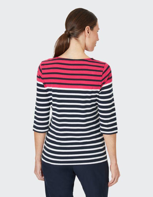 Joy Sportswear 3/4-Arm-Shirt CELIA T-Shirt mit feinem Ringeldessign Osterangebot