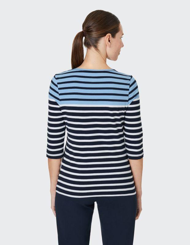 Joy Sportswear 3/4-Arm-Shirt CELIA T-Shirt mit feinem Ringeldessign Heißer Verkauf