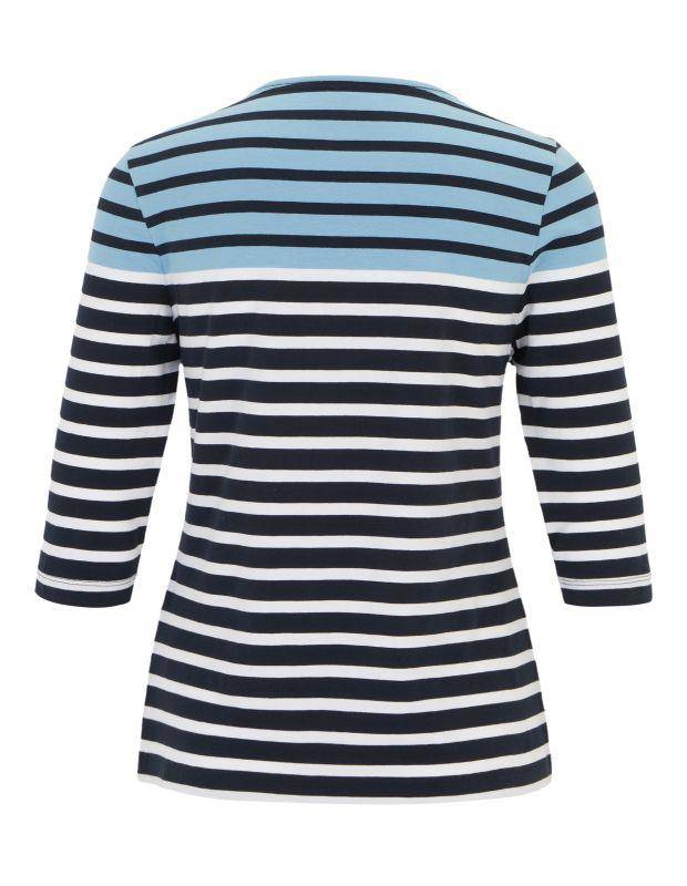 Joy Sportswear 3/4-Arm-Shirt CELIA T-Shirt mit feinem Ringeldessign Heißer Verkauf