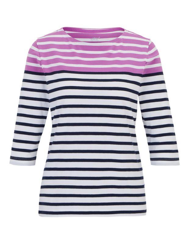 Joy Sportswear 3/4-Arm-Shirt CELIA T-Shirt mit feinem Ringeldessign Top Angebot