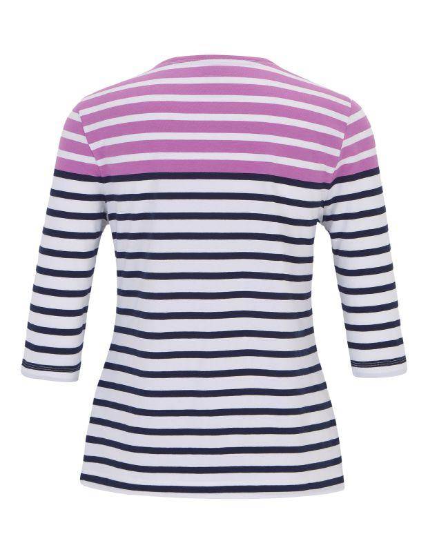 Joy Sportswear 3/4-Arm-Shirt CELIA T-Shirt mit feinem Ringeldessign Top Angebot