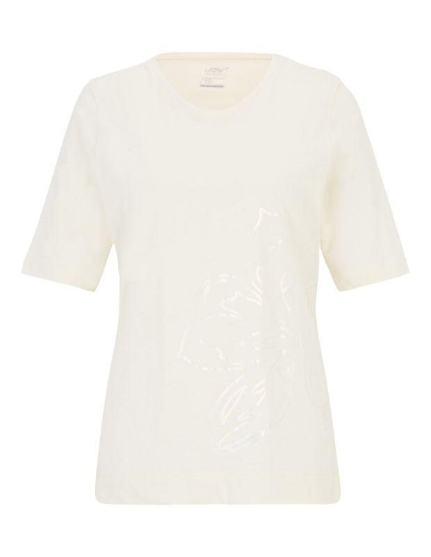 Joy Sportswear T-Shirt CHLOE T-Shirt mit schillerndem Blumendruck Kostenlose Rückgabe