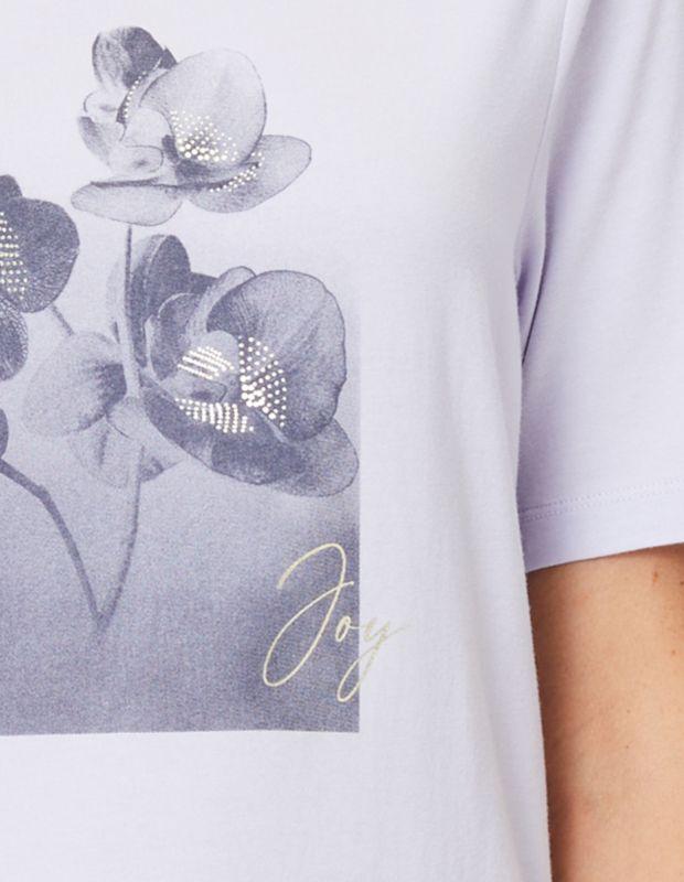Joy Sportswear T-Shirt TALA Lockeres Shirt mit floralem Frontprint Clearance-Verkauf
