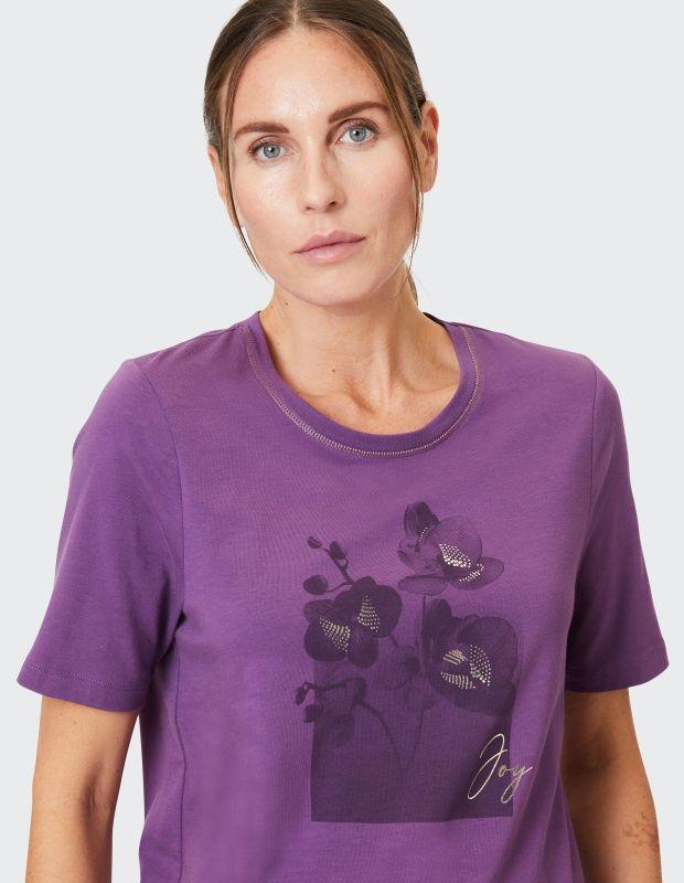 Joy Sportswear T-Shirt TALA Lockeres Shirt mit floralem Frontprint Kostenloser Versand international