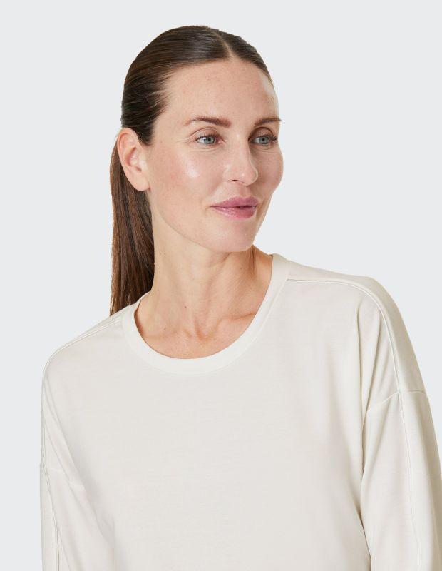 Joy Sportswear Sweatshirt RIKE Softes Sweatshirt mit Glanz Paspel Kostenloser Versand