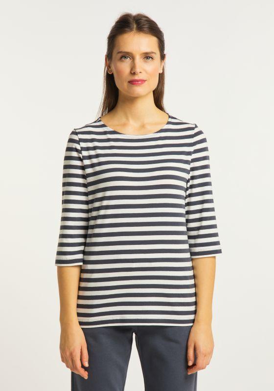 Joy Sportswear 3/4-Arm-Shirt MALINA 3/4-Arm-Shirt mit modernem Ringeldessin