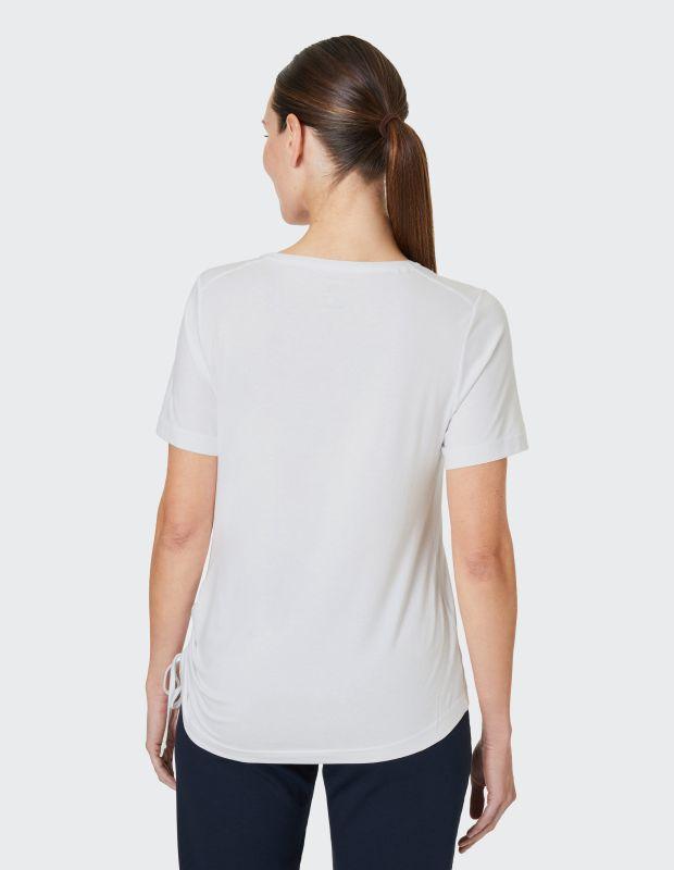 Joy Sportswear T-Shirt TALIDA T-Shirt mit seitlicher Raffung Bis zu 50% Rabatt