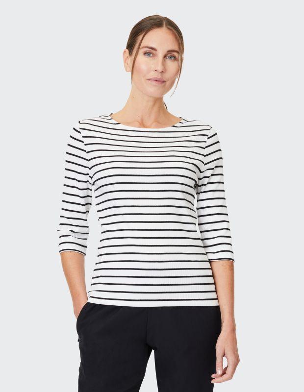 Joy Sportswear T-Shirt MAROU Ringelshirt aus Rippjersey