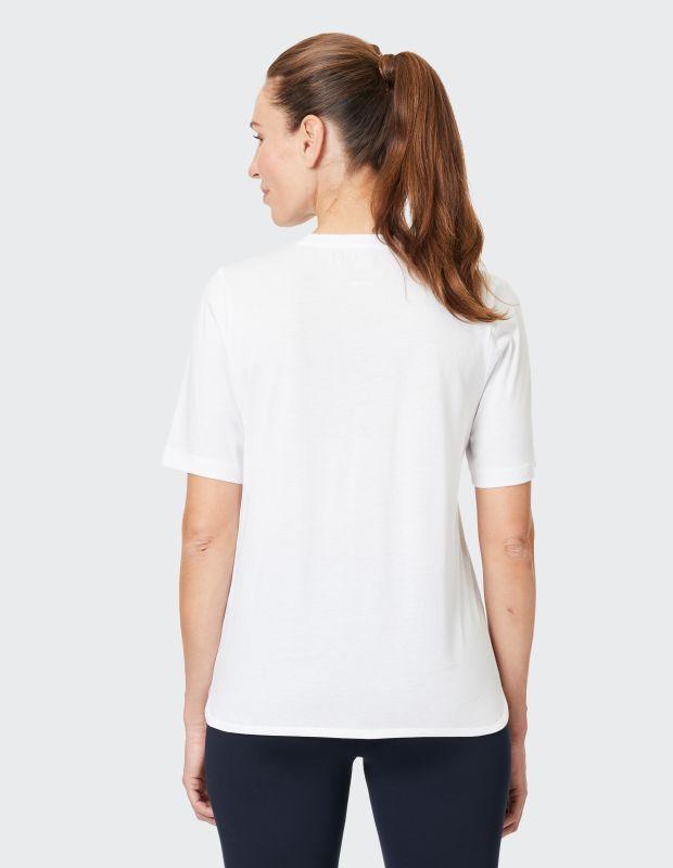 Joy Sportswear T-Shirt LUZIE Lockeres Shirt mit floralem Front-Print Black Friday Preise
