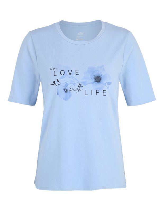 Joy Sportswear T-Shirt LUZIE Lockeres Shirt mit floralem Front-Print Im Verkauf