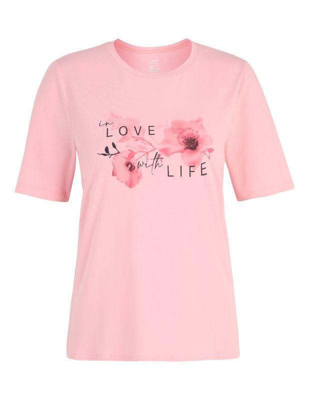 Joy Sportswear T-Shirt LUZIE Lockeres Shirt mit floralem Front-Print zollfrei