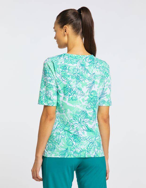 Joy Sportswear T-Shirt JOLA Sportliches T-Shirt mit floralem Druckmuster Flash Sale