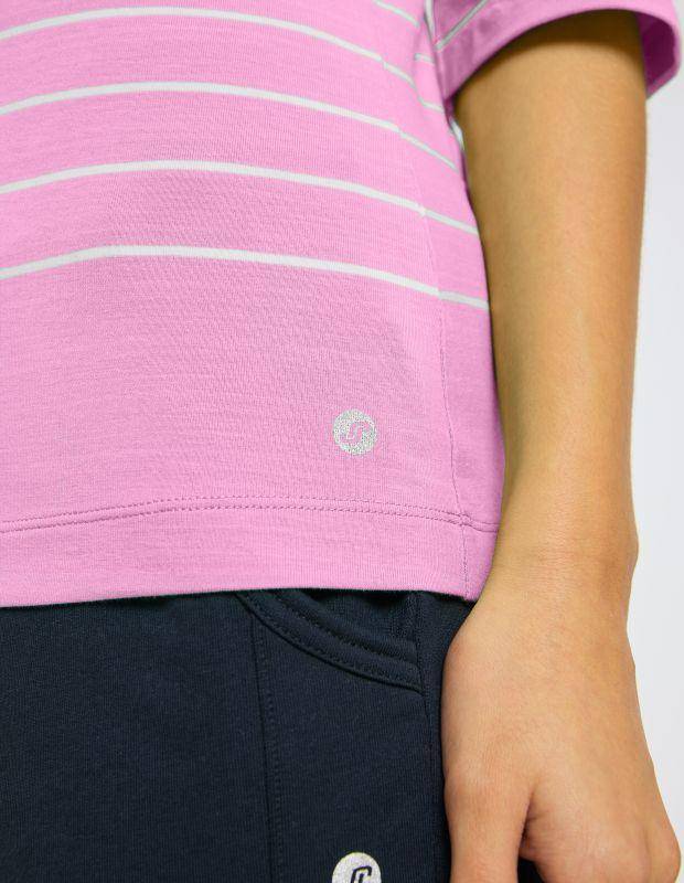 Joy Sportswear 3/4-Arm-Shirt LEILA 3/4-Arm-Shirt mit Streifen Saisonschlussverkauf