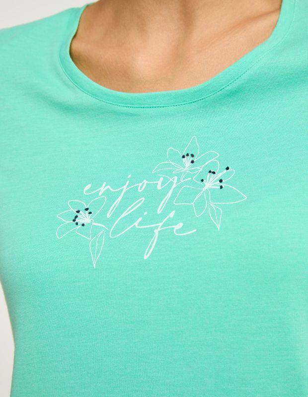 Joy Sportswear T-Shirt ANYA T-Shirt mit grafischem Blumendruck Black Friday