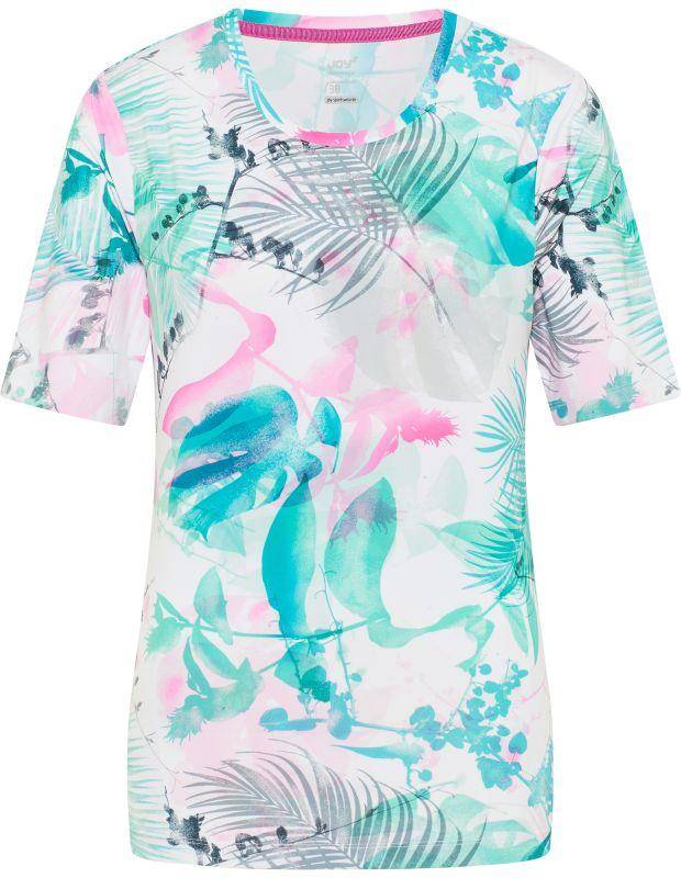 Joy Sportswear T-Shirt CLARA Rundhalsshirt mit tropischem Druckmotiv Vatertagsangebot