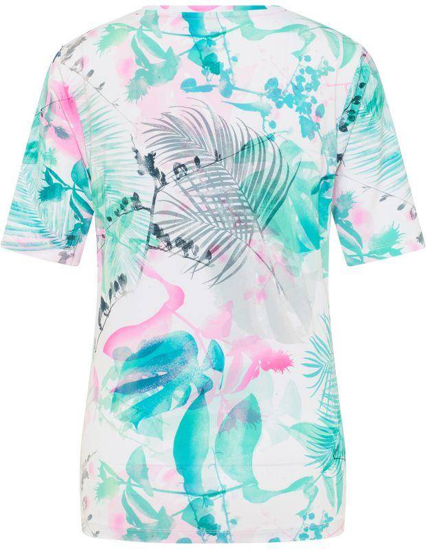 Joy Sportswear T-Shirt CLARA Rundhalsshirt mit tropischem Druckmotiv Vatertagsangebot