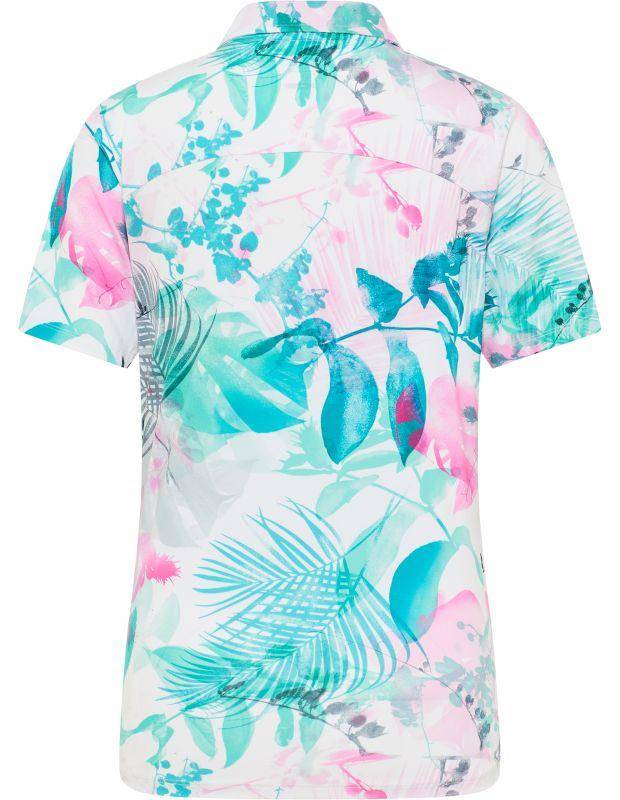 Joy Sportswear Poloshirt EDDA Sportives Poloshirt mit tropischem Druckmotiv Valentinstagsangebot