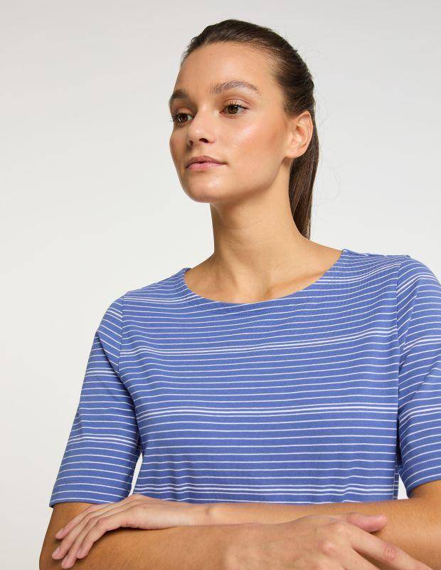 Joy Sportswear T-Shirt SADIE T-Shirt mit feinen Streifen Räumungsverkauf