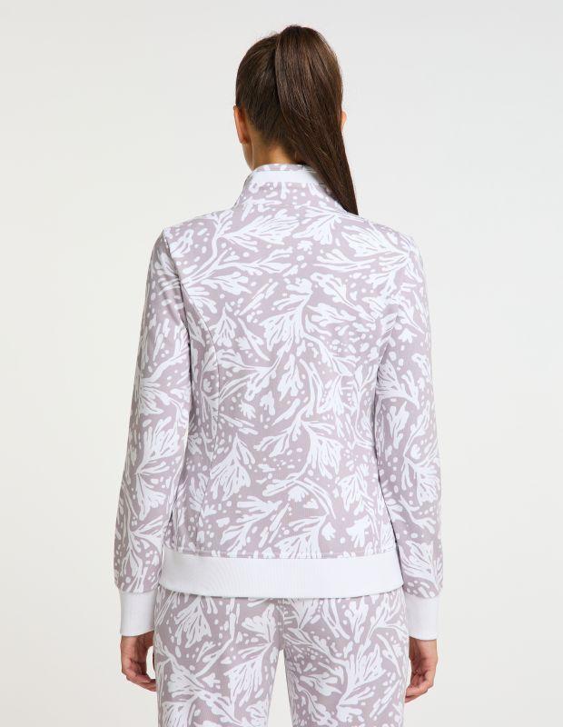 Joy Sportswear Jacke NEDA Gemütliche Sweatjacke mit Allover-Print Zeitbegrenzte Promotion