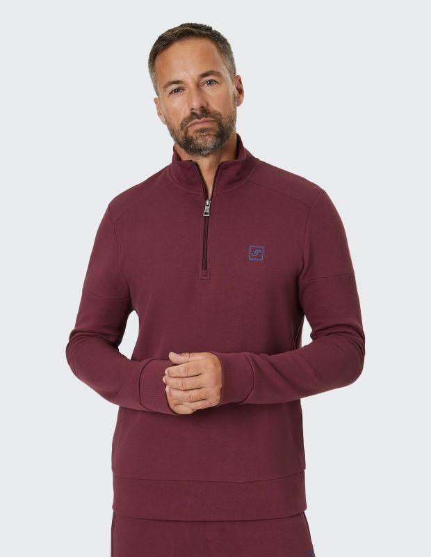 Joy Sportswear Troyer ARMIN Troyer mit Strukturmix