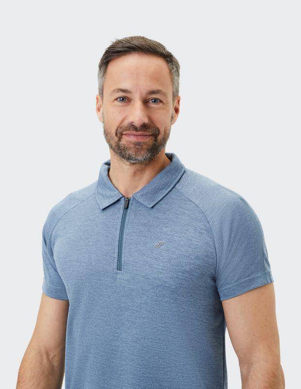 Joy Sportswear Poloshirt IVO Aktives Zip - Poloshirt Online