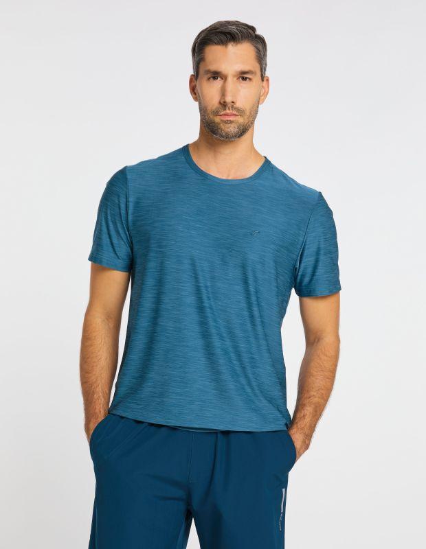 Joy Sportswear T-Shirt VITUS Frischer Look durch meliertes Material