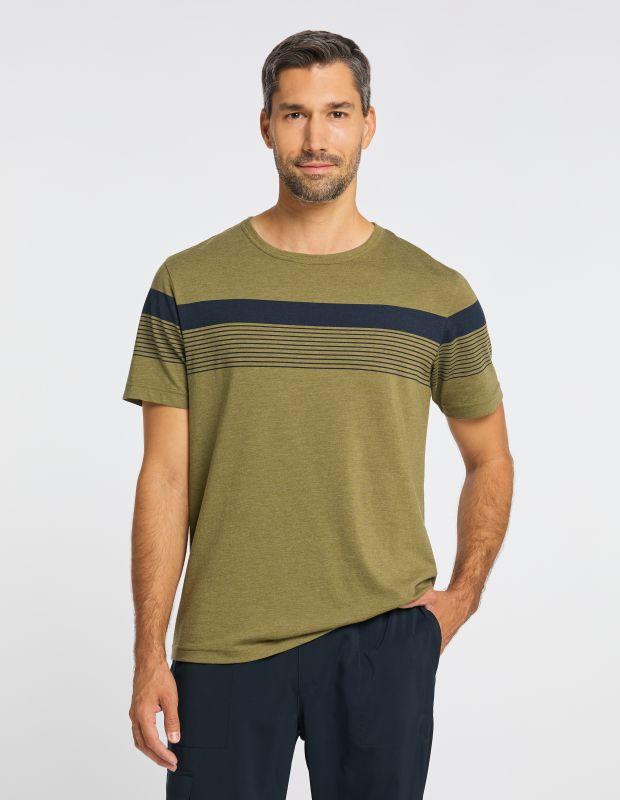 Joy Sportswear T-Shirt MATTIA T-Shirt mit moderner Streifengrafik