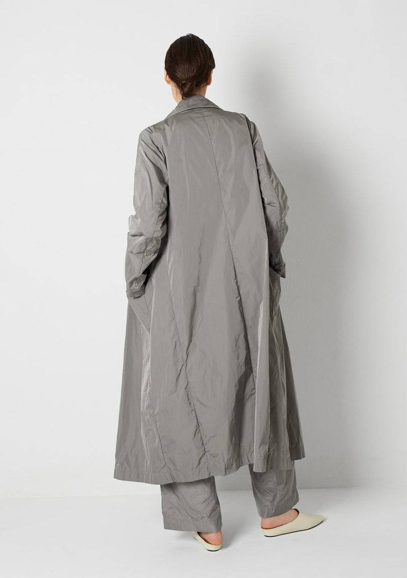Katharina Hovman Long Coat heavy Taffeta, cement Bestseller