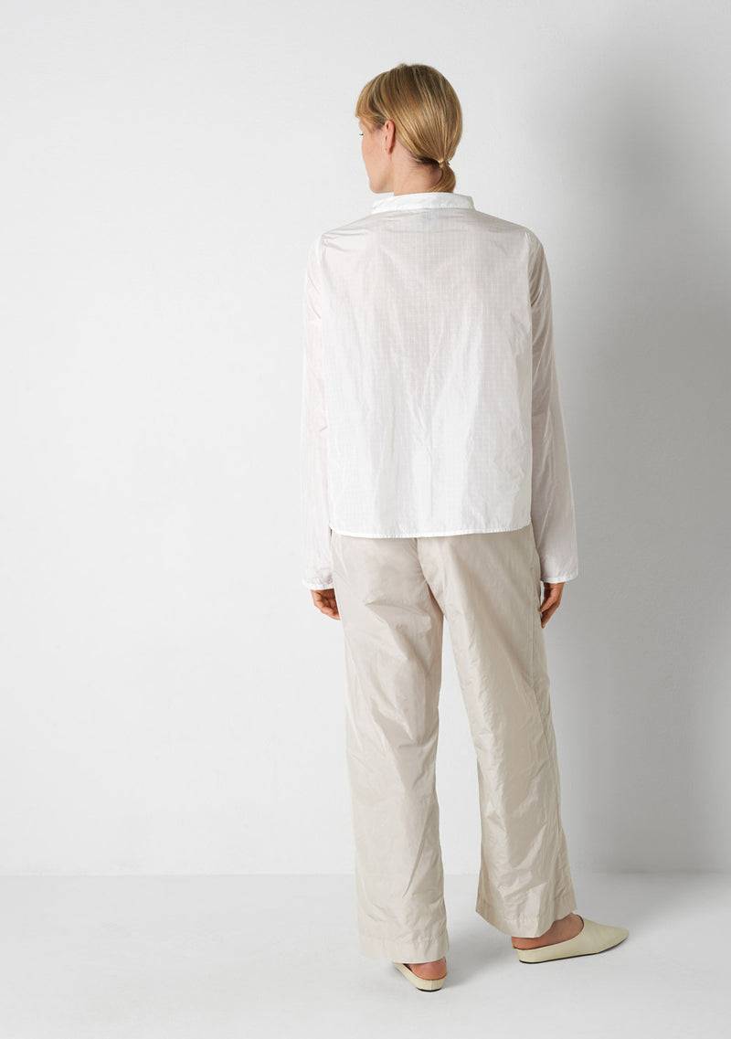 Katharina Hovman Japanbluse RIBSTOP, white Sonderangebote
