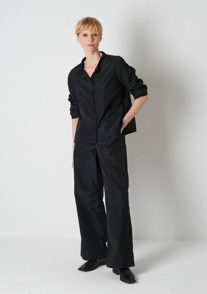 Katharina Hovman Japanbluse RIBSTOP, black VIP-Rabatte