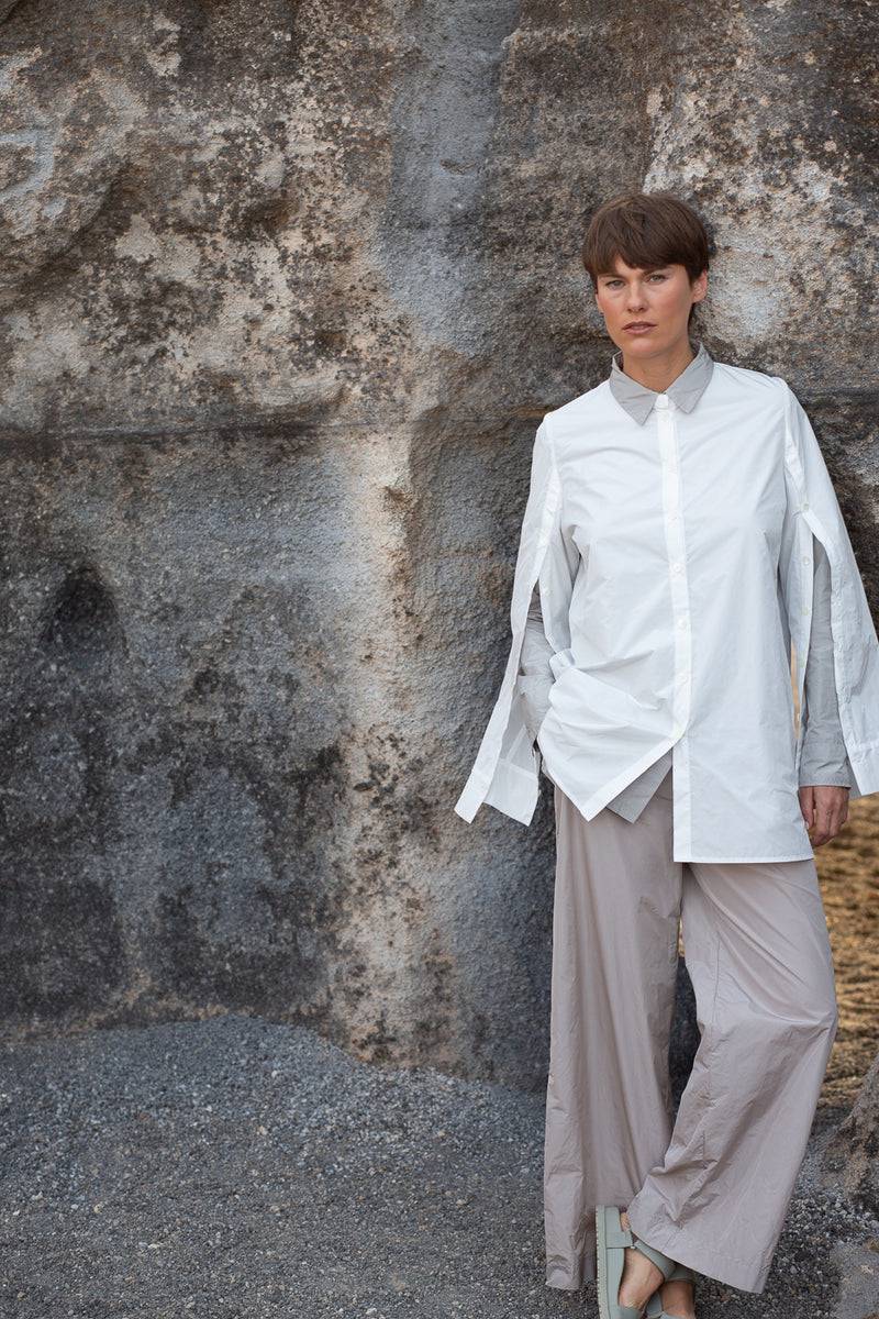 Katharina Hovman Button Blouse white Bis zu 60% Rabatt