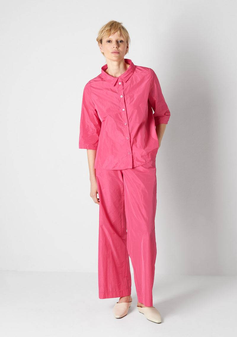 Katharina Hovman Sommerbluse kurz flamingo Bis zu 65% Rabatt