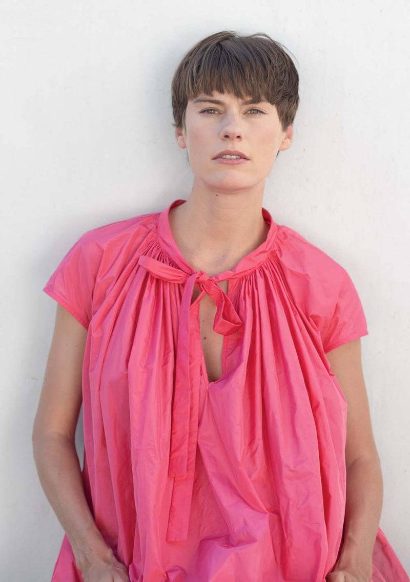 Katharina Hovman Pleats Dress flamingo Verkauf