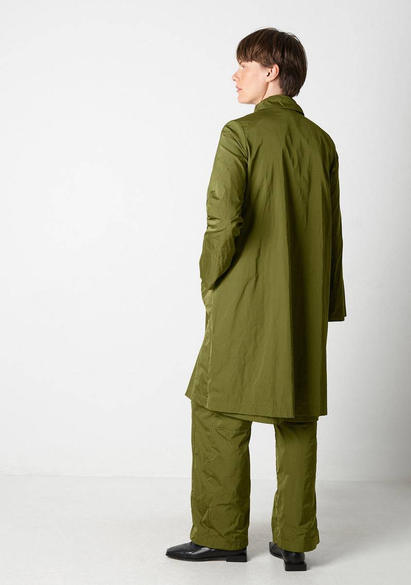 Katharina Hovman Mantel heavy Taffeta, matcha Exklusive Angebote