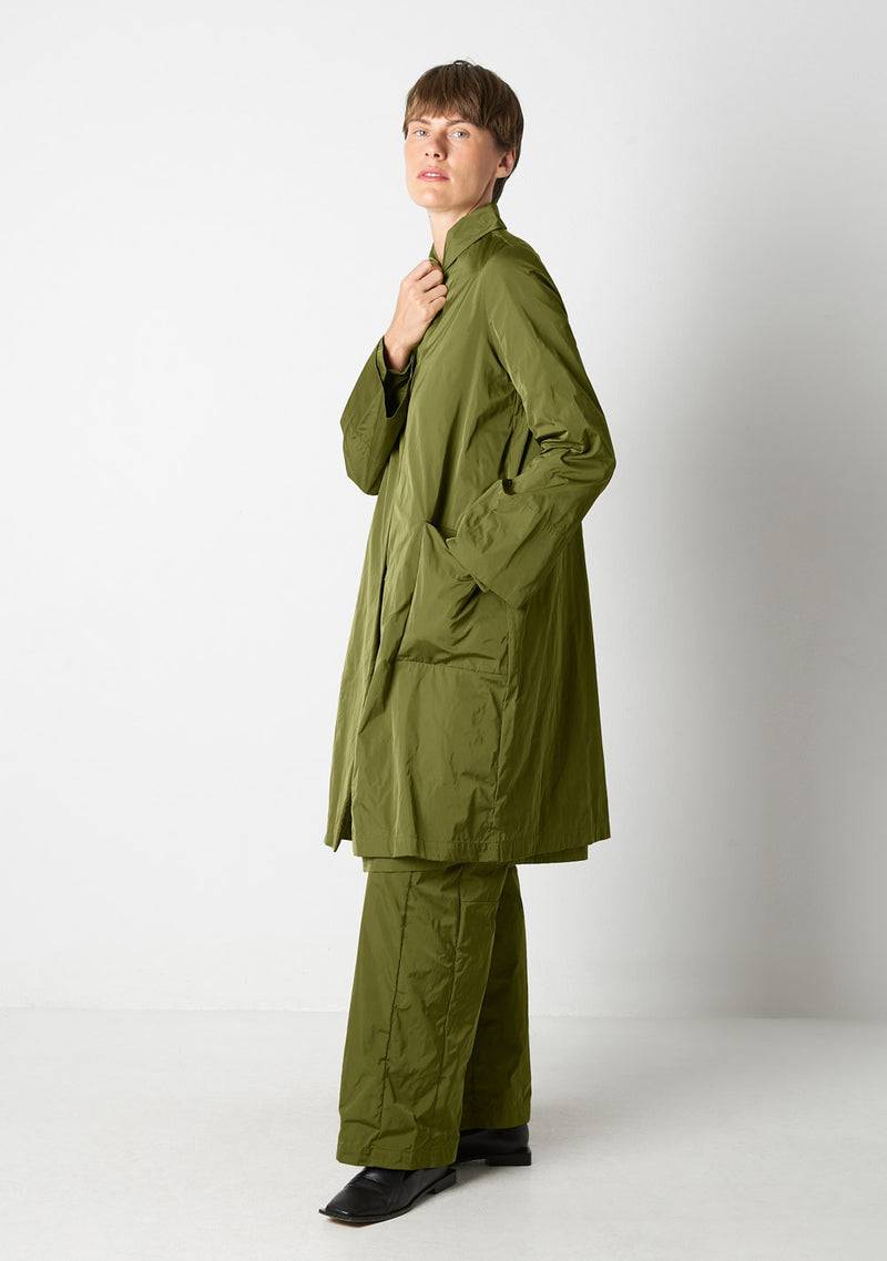 Katharina Hovman Mantel heavy Taffeta, matcha Exklusive Angebote