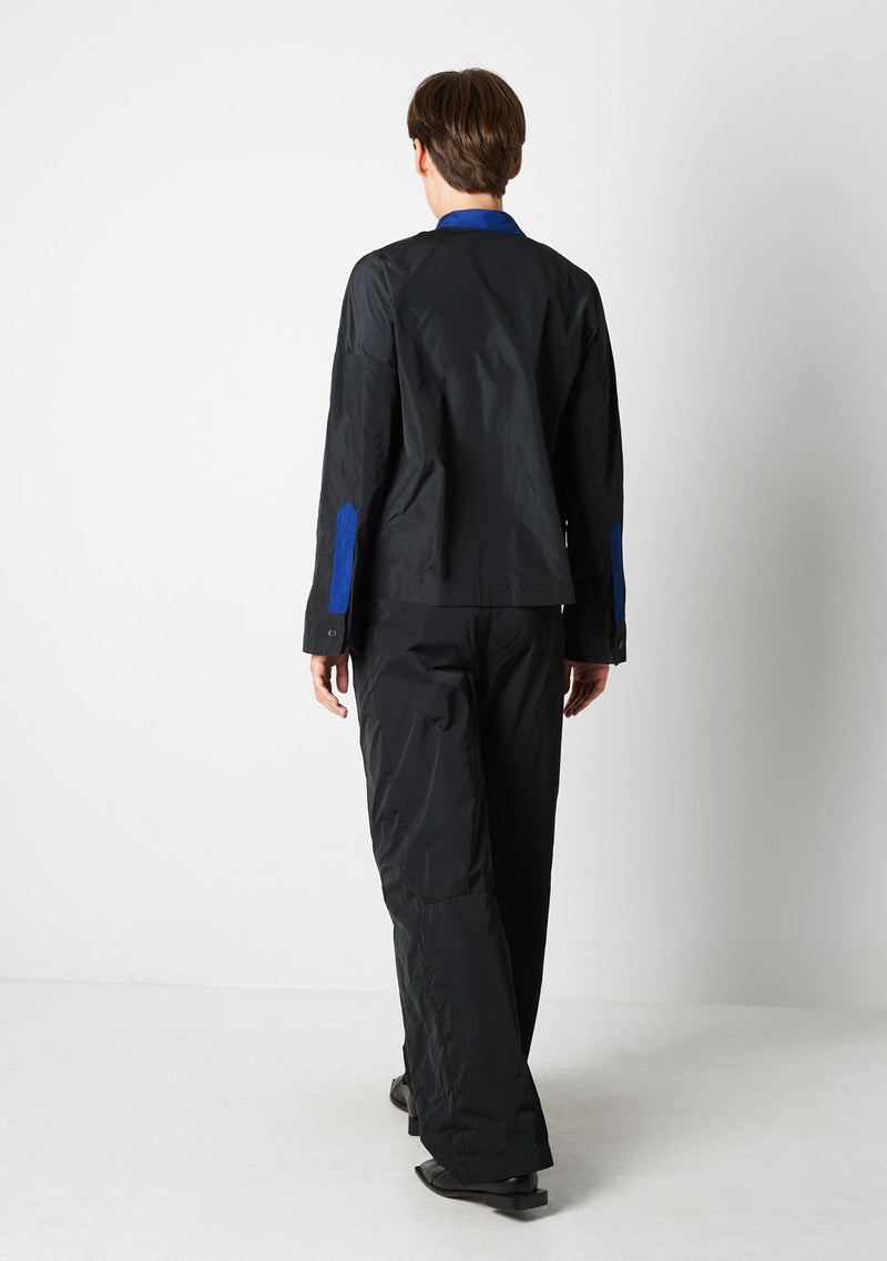 Katharina Hovman Kimonobluse black/royal Räumungsverkauf