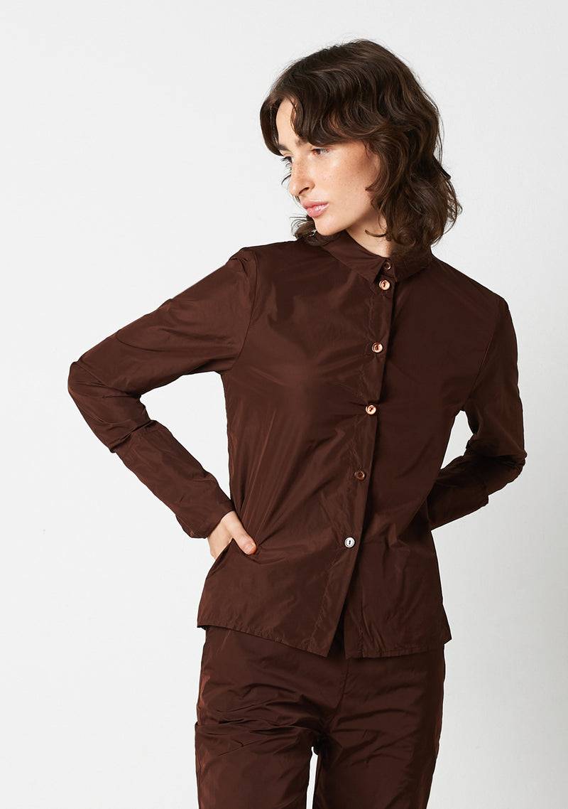 Katharina Hovman Kleine Bluse cacao VIP-Rabatte