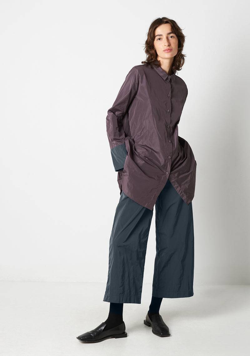 Katharina Hovman Oversizebluse mauve/antra Super Sparpreis