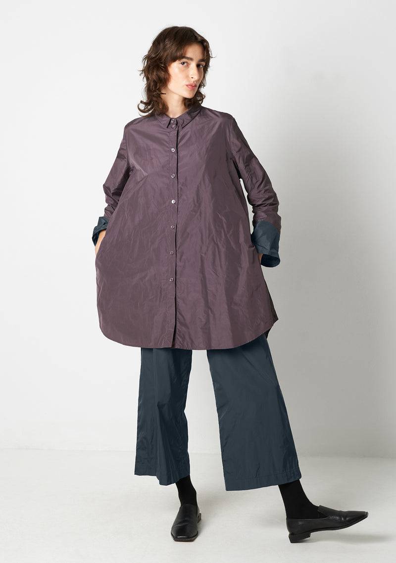 Katharina Hovman Oversizebluse mauve/antra Super Sparpreis