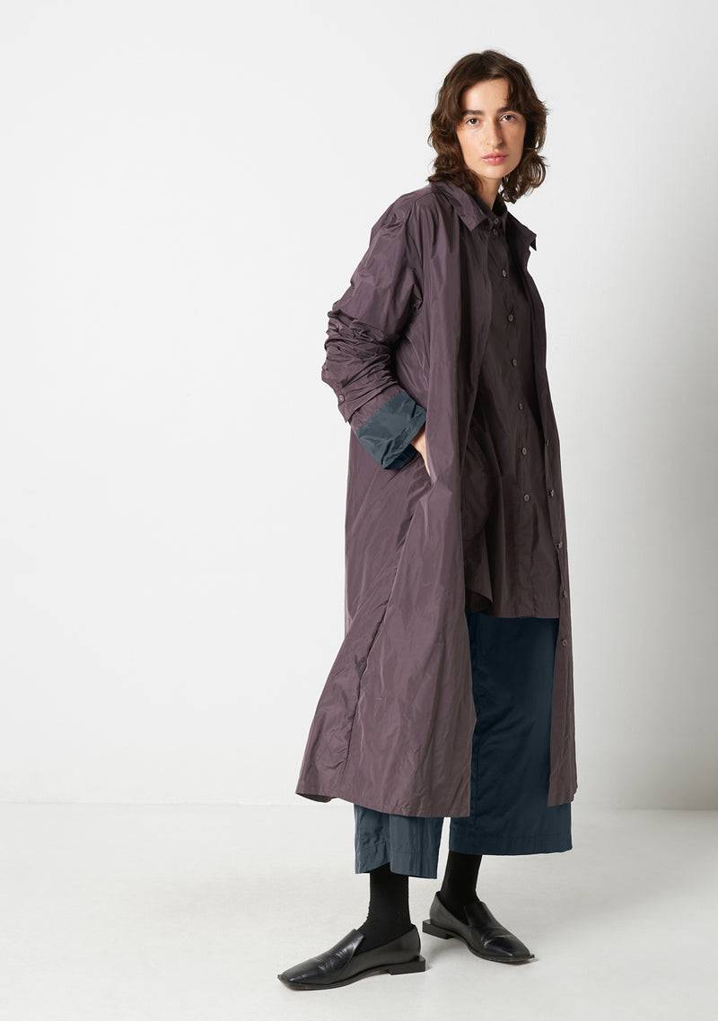 Katharina Hovman Oversizebluse mauve/antra Super Sparpreis