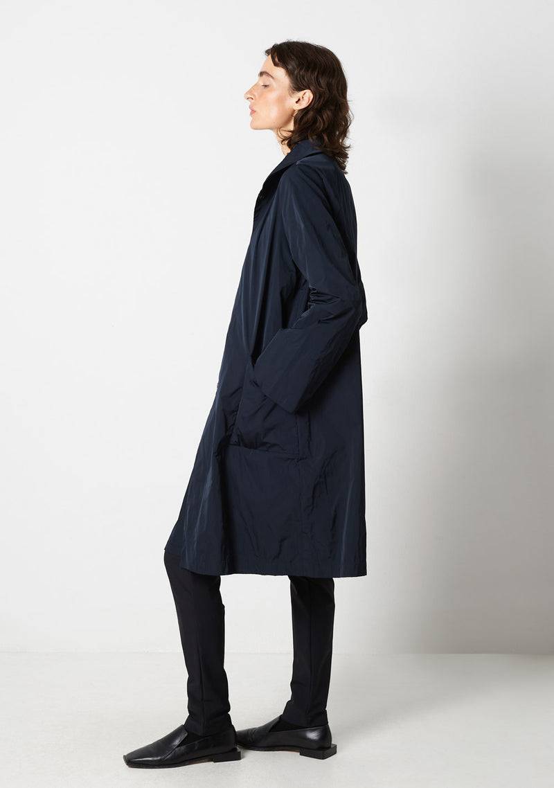 Katharina Hovman Mantel heavy Taffeta, night Begrenzte Freigabe