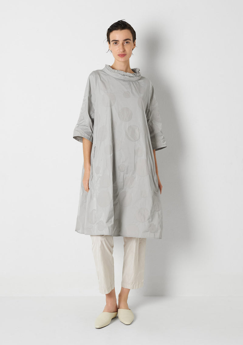 Katharina Hovman Day Dress heavy Taffetas, DOTS, silver Bis zu 65% Rabatt