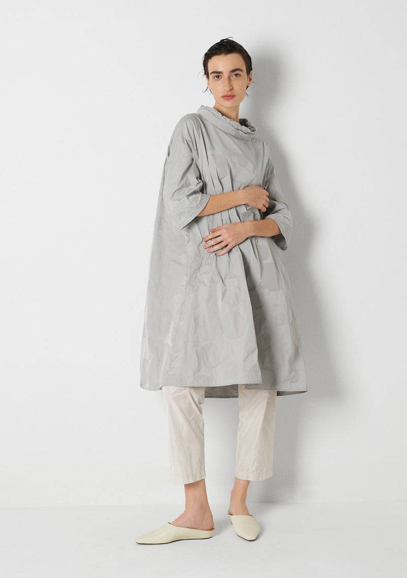 Katharina Hovman Day Dress heavy Taffetas, DOTS, silver Bis zu 65% Rabatt