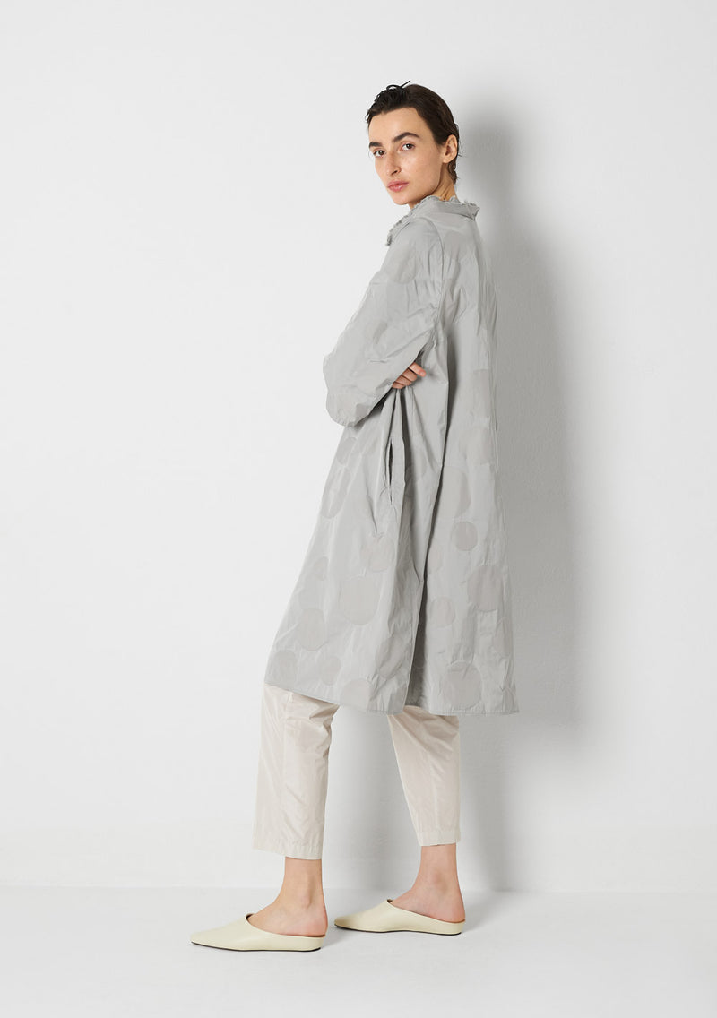 Katharina Hovman Day Dress heavy Taffetas, DOTS, silver Bis zu 65% Rabatt
