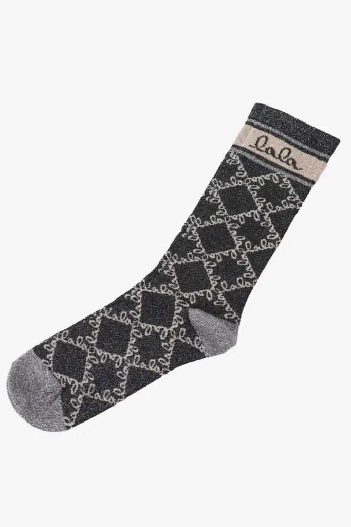 Lala Berlin Socks Aske viscose mix gold lalagram Muttertagsangebot