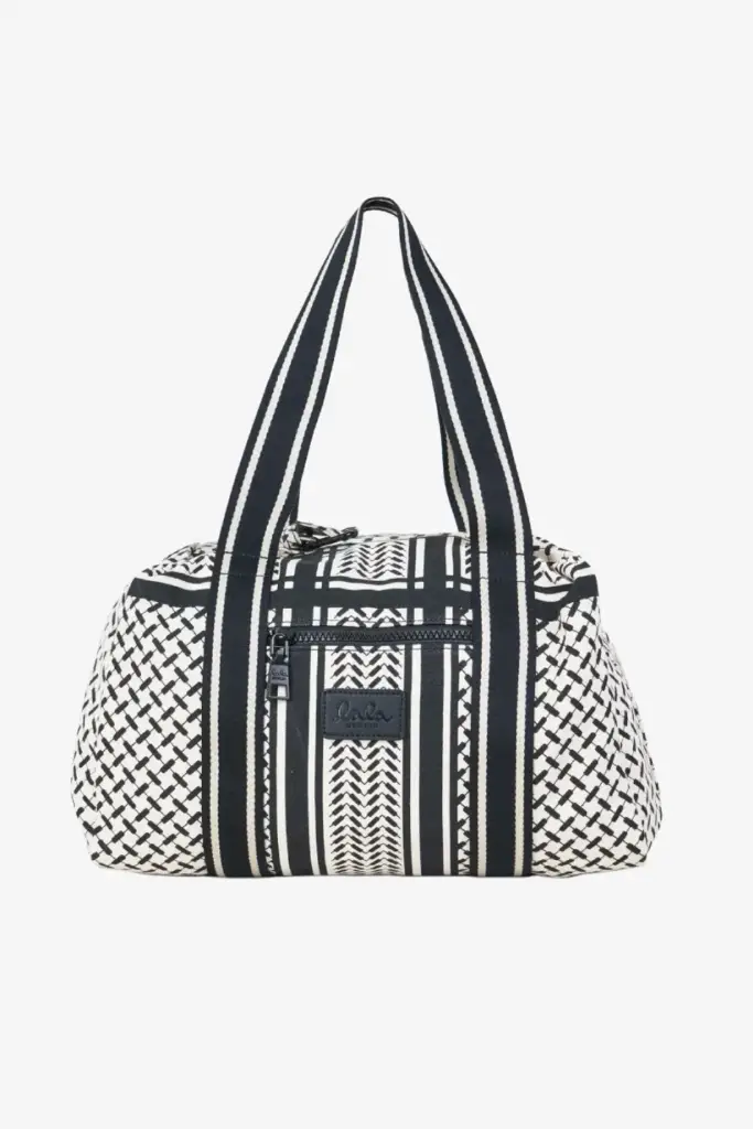 Lala Berlin Small Bag Muriel canvas heritage off white/black Exklusive Angebote